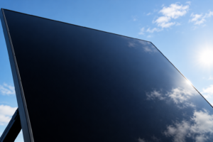 How efficient are solar panels in 2026: high-efficiency back-contact solar panel close-up
